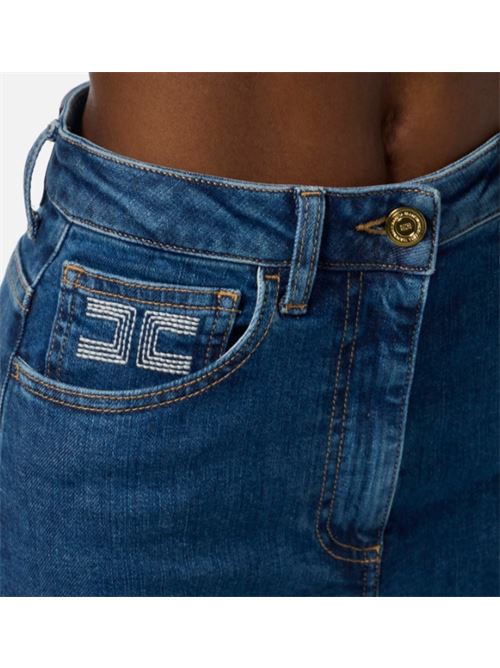 LOGO JEANS ELISABETTA FRANCHI | PJ08I56E2104 Blue denim